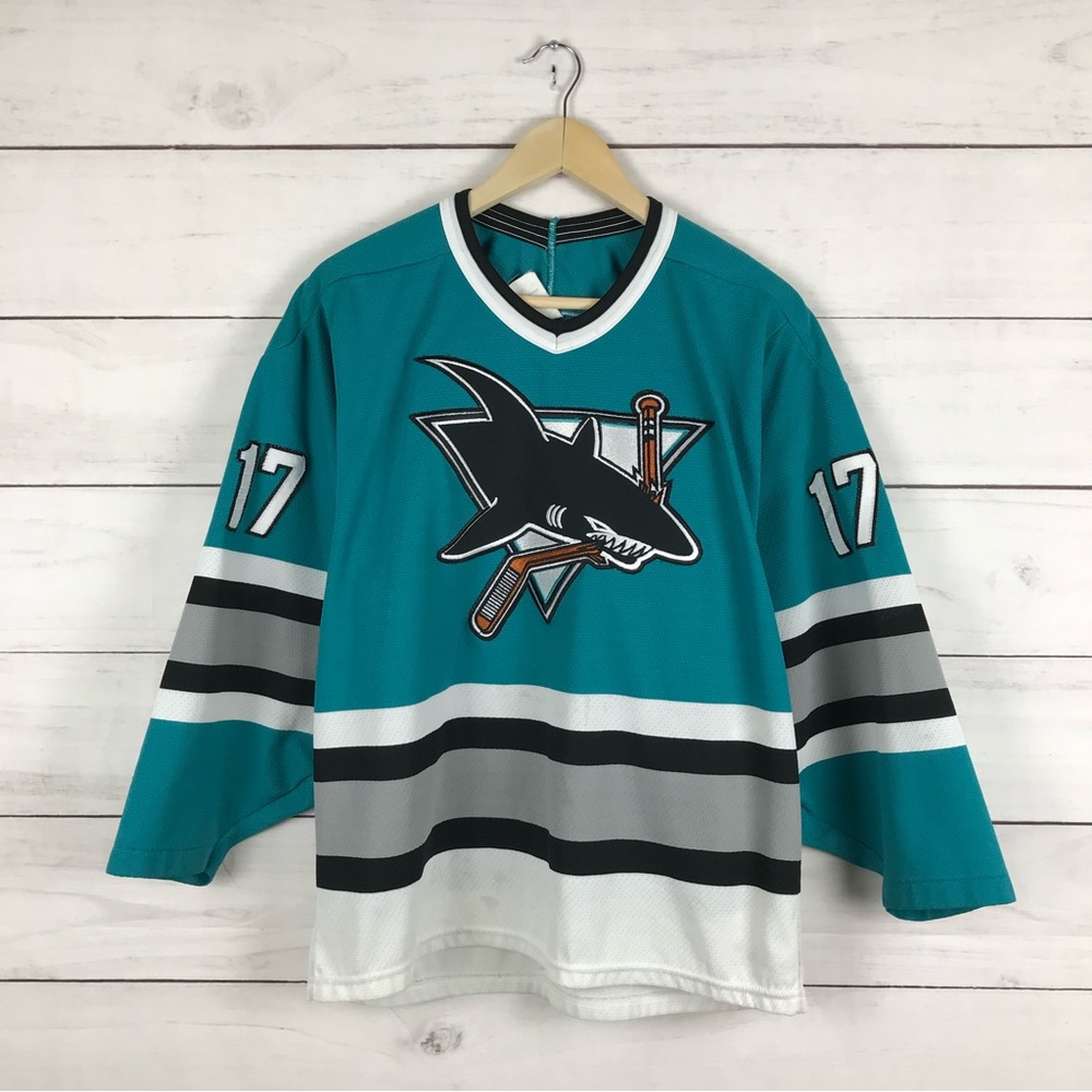 Vintage 1990s San Jose Sharks Falloon NHL Jersey